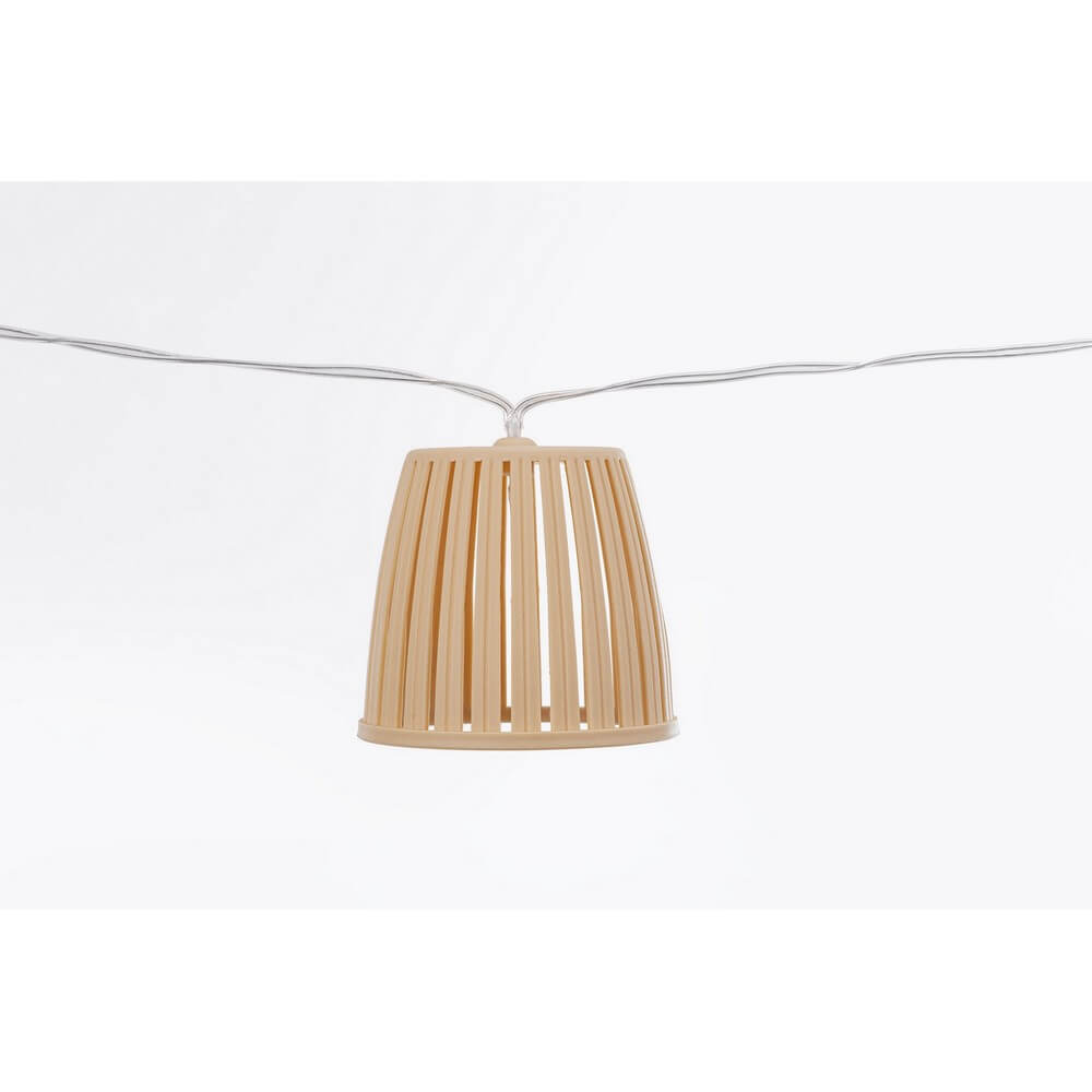 Catena Luminosa Solare 10 LED con Paralumi in Plastica per Esterni - HARUMY