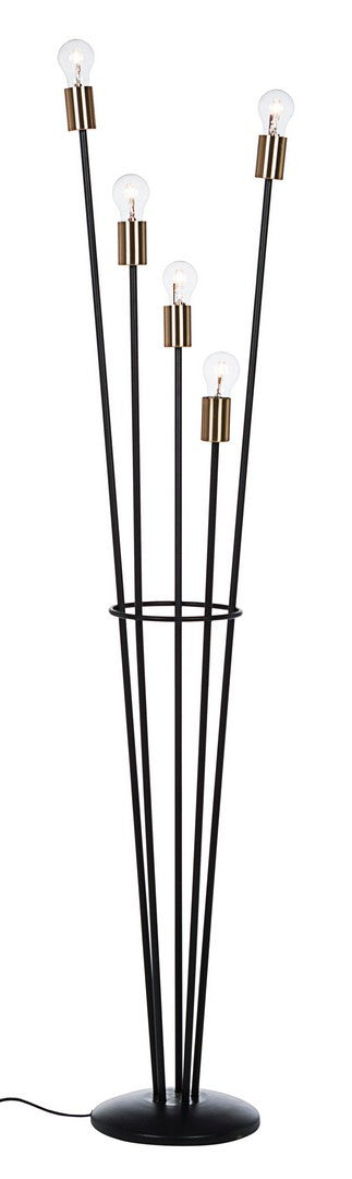 Piantana da Terra 5 Luci in Acciaio Stile Moderno H155 - NABIL