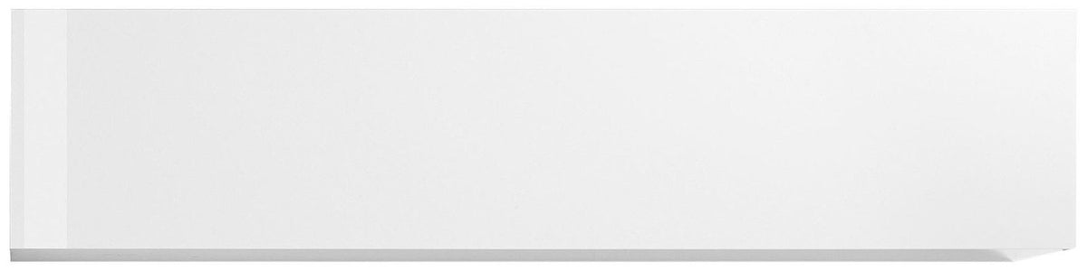 Pensile ECHO bianco lucido chiuso, vista frontale su sfondo bianco con anta unica #colore_Bianco Lucido