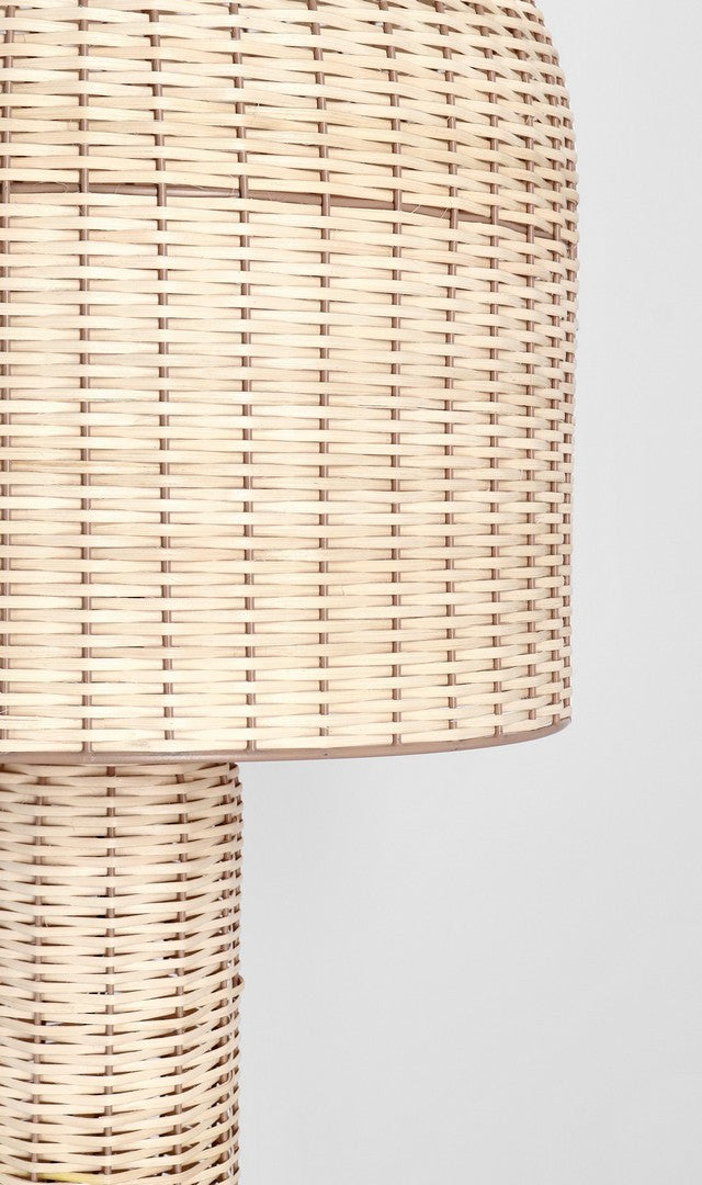 Piantana da Terra in Rattan Intrecciato Naturale H157 cm - ANGELICA