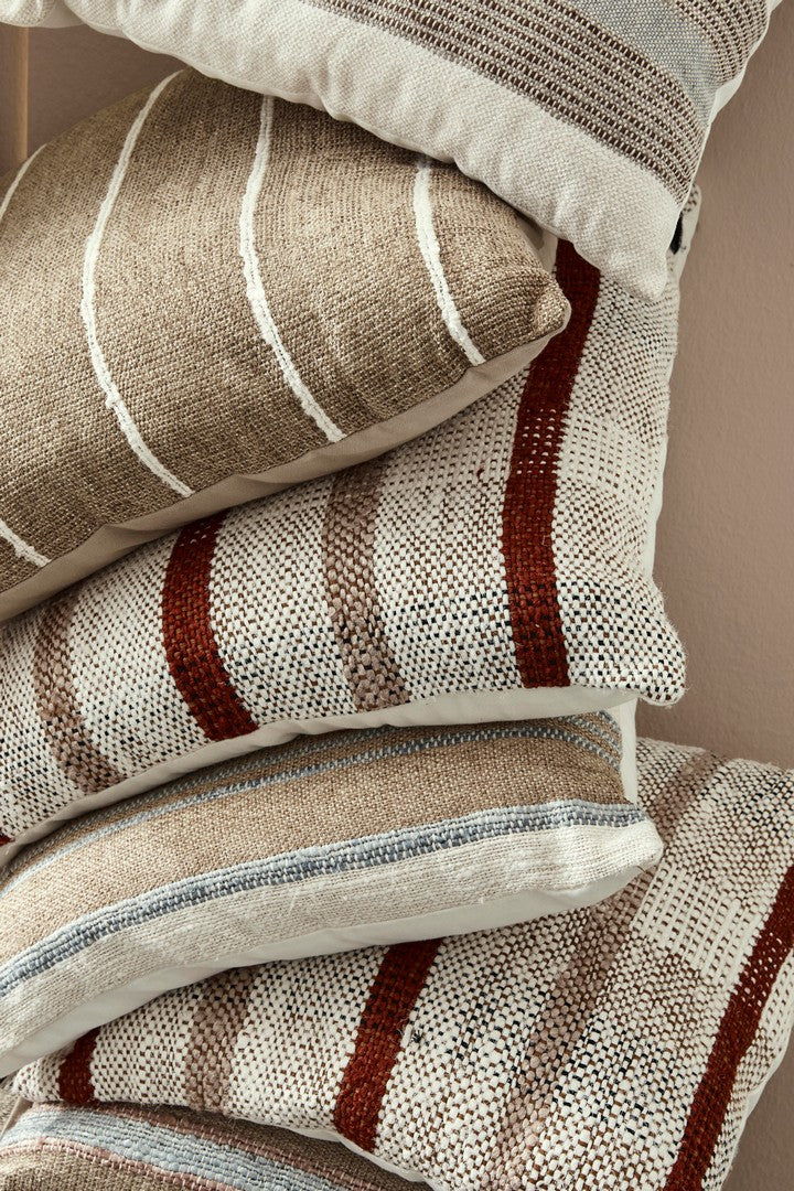 Cuscino Decorativo in Cotone a Righe - DHARNA
