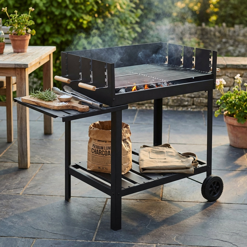 barbecue_a_carbonella_in_acciaio_con_carrello_e_ripiano_laterale__helandor