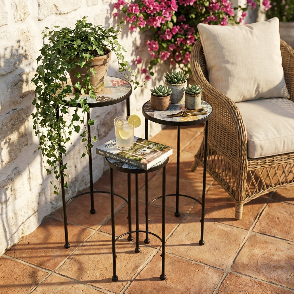 set_portavasi_da_esterno_in_acciaio_e_mosaico__kristian