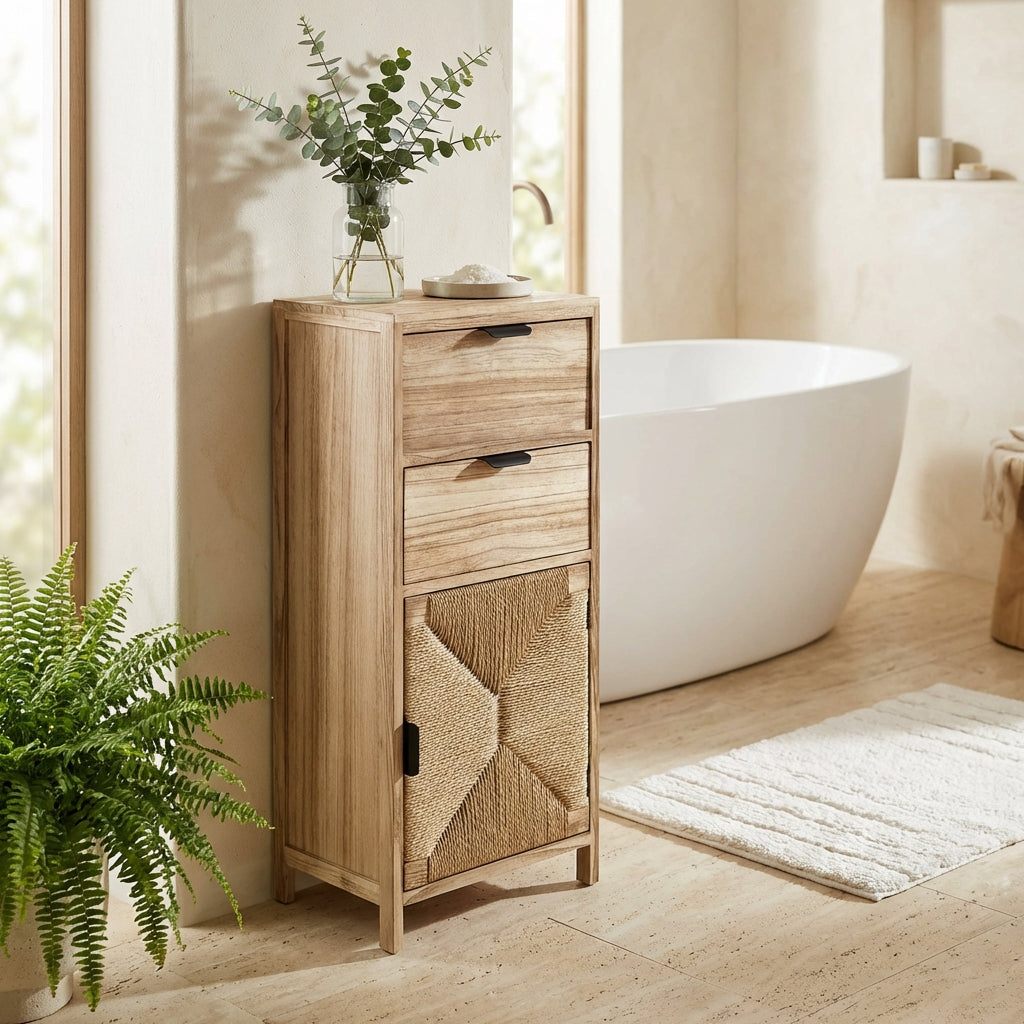 mobiletto_in_legno_con_2_cassetti_e_anta_in_intreccio_naturale__peronnor