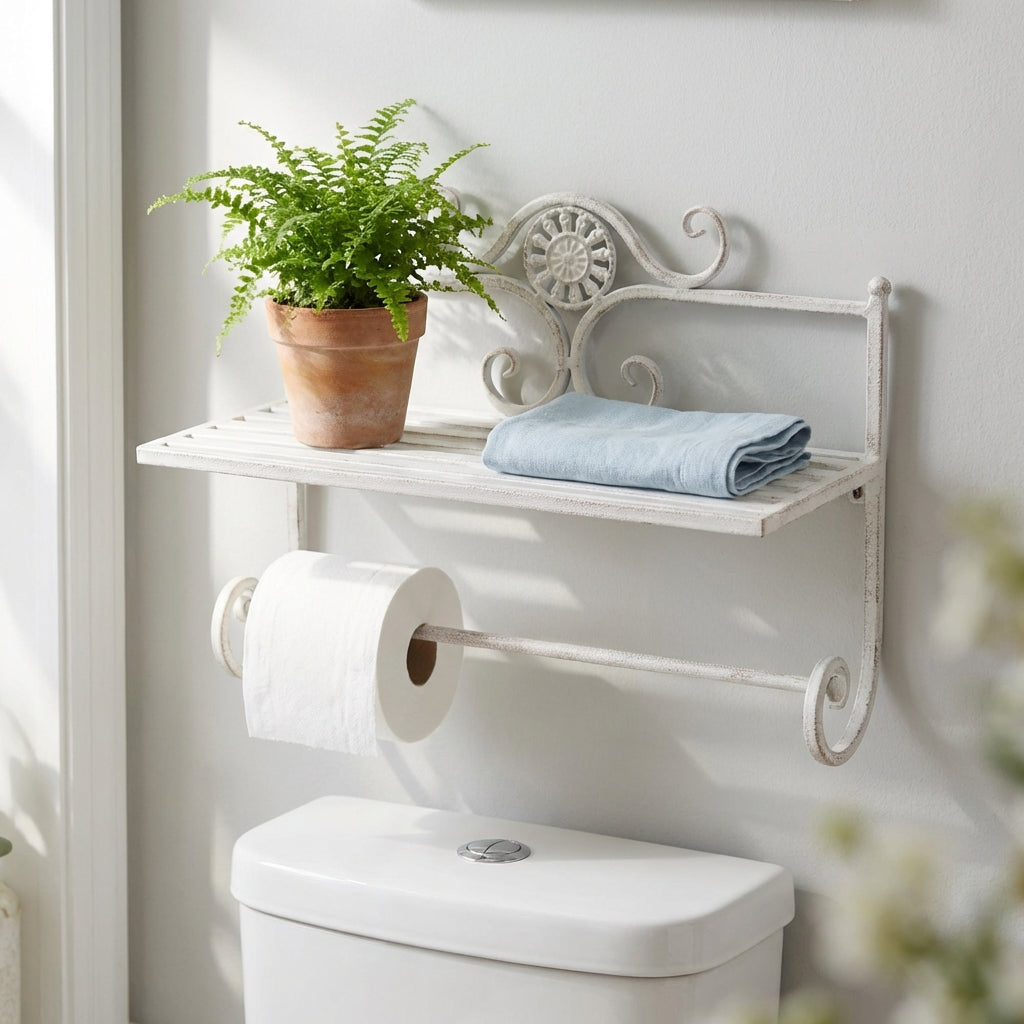 porta_carta_stile_provenzale_verniciato_in_cm_41x16x33__launce