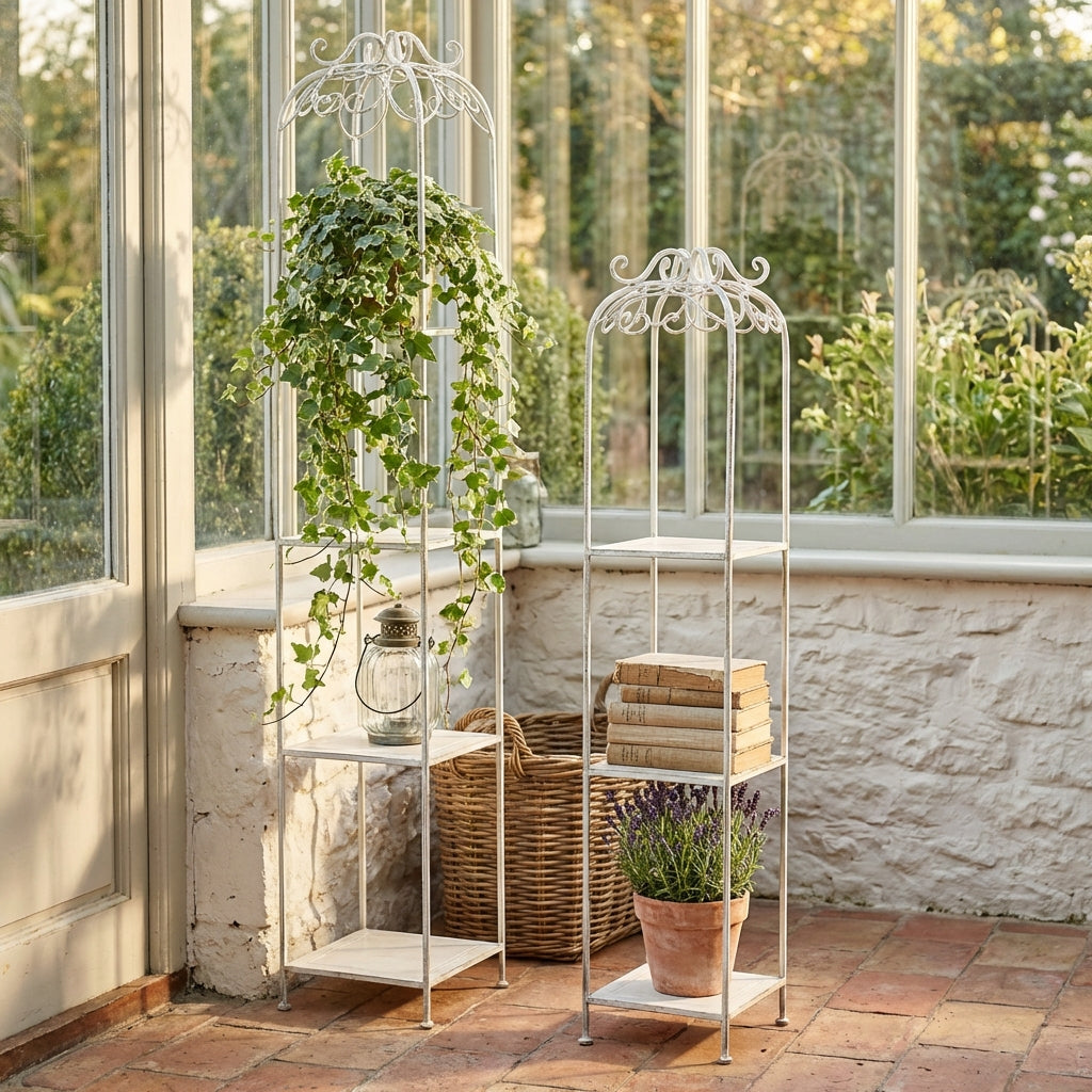 set_di_2_scaffali_stile_provenzale_verniciato_in_alluminio_cm_27x27x162__denholm