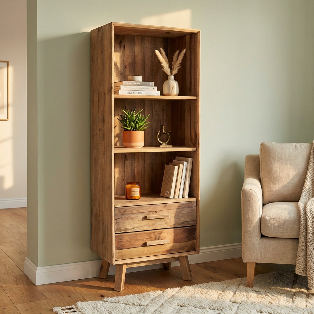 libreria_con_2_cassetti_e_3_ripiani_in_pino_riciclato_cm_60x40x160__pine