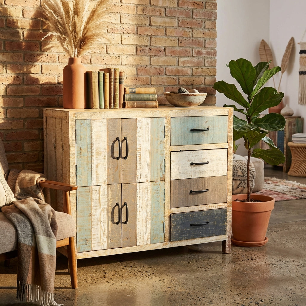 mobile_4_cassetti_4_ante_in_legno_cm_100x40x86__freddy