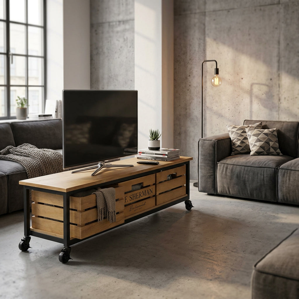 porta_tv_industrial_in_acciaio_legno_cm_110x30x33__bill