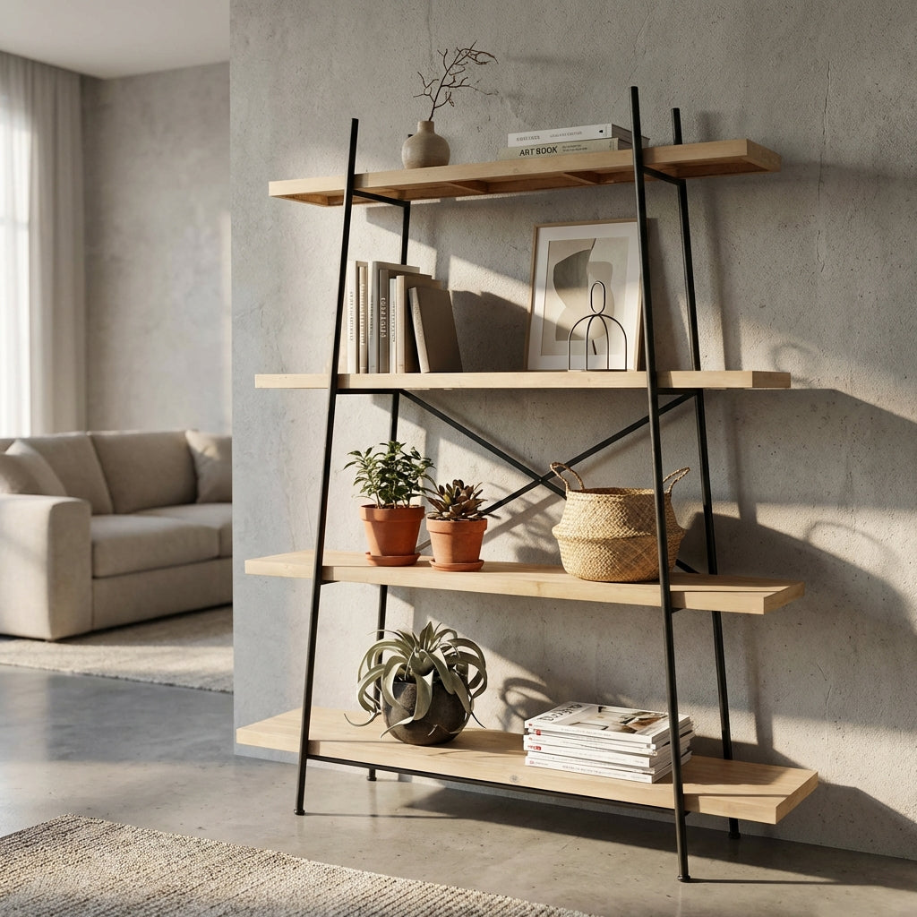 libreria_industrial_in_metallo_legno_cm_145x44x176__undy