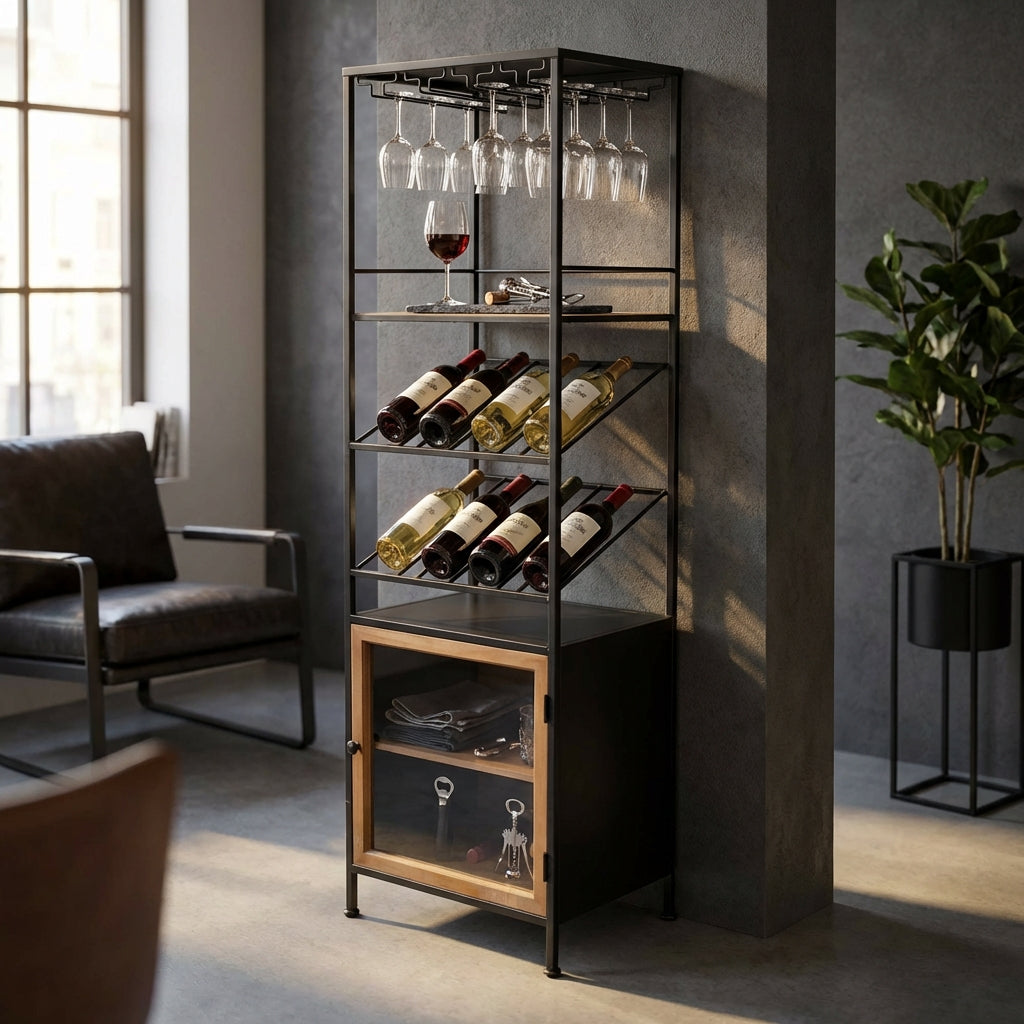 scaffale_per_bottiglie_e_calici_in_acciaio_legno_cm_39x50x165__wine