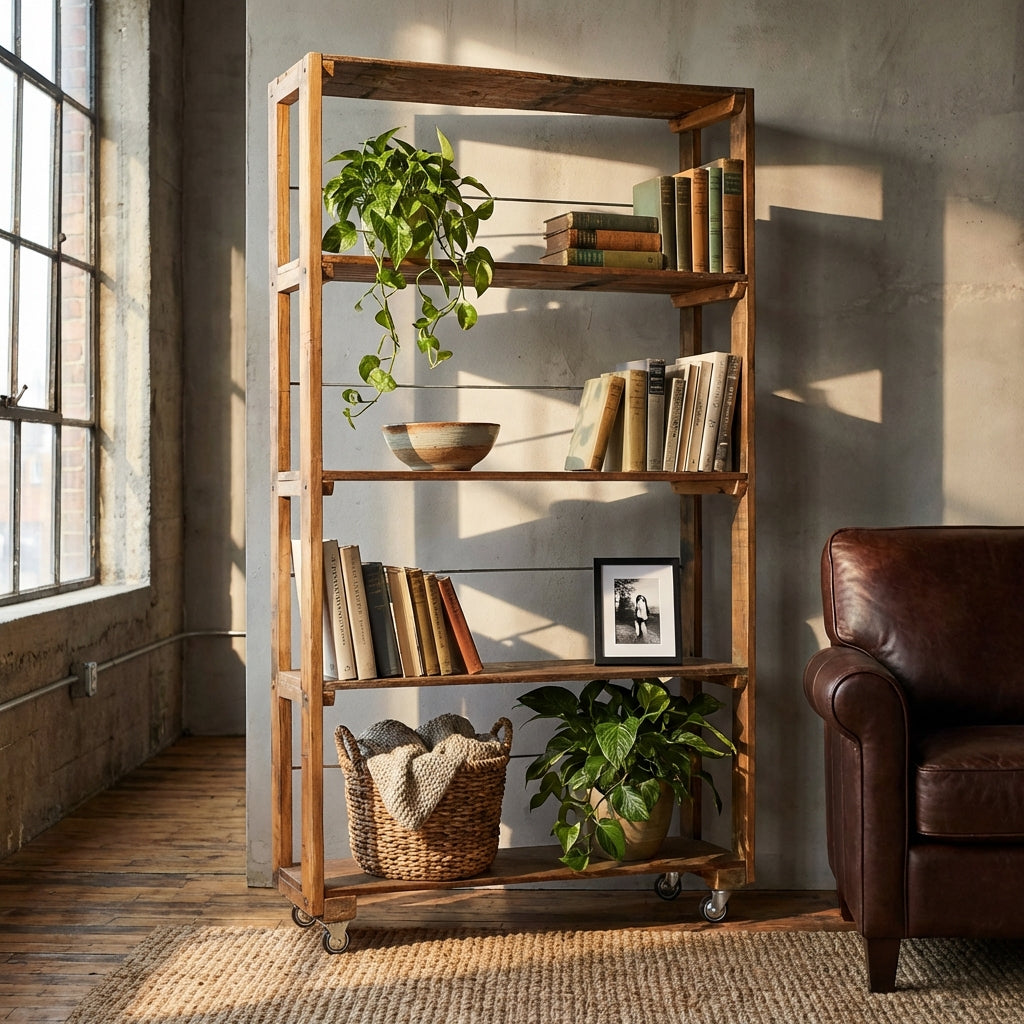 libreria_in_legno_rustico_4_ripiani__eirenea