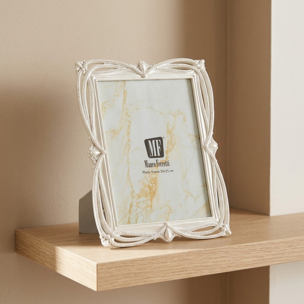 Cornice Portafoto in Resina con Bordo a Fiocco - RIBBON