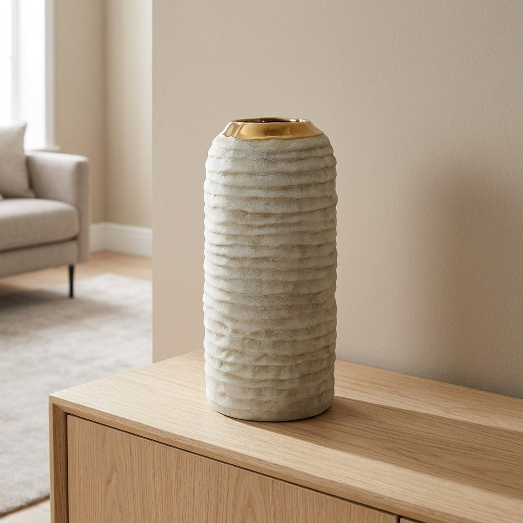 Vaso Cilindrico in Ceramica - LIMA