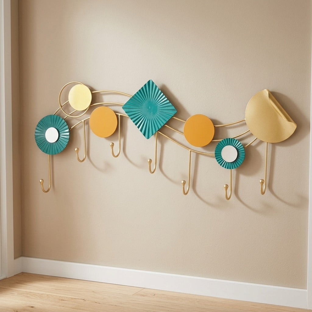 Appendiabiti da muro decorativo in stile eclettico 70x30 cm - SUNDAY