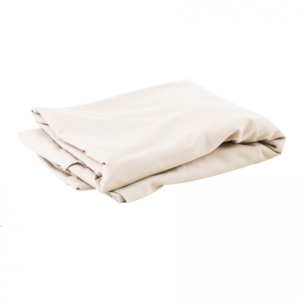 Telo di ricambio BRIAN beige piegato in più strati su sfondo bianco, colore uniforme