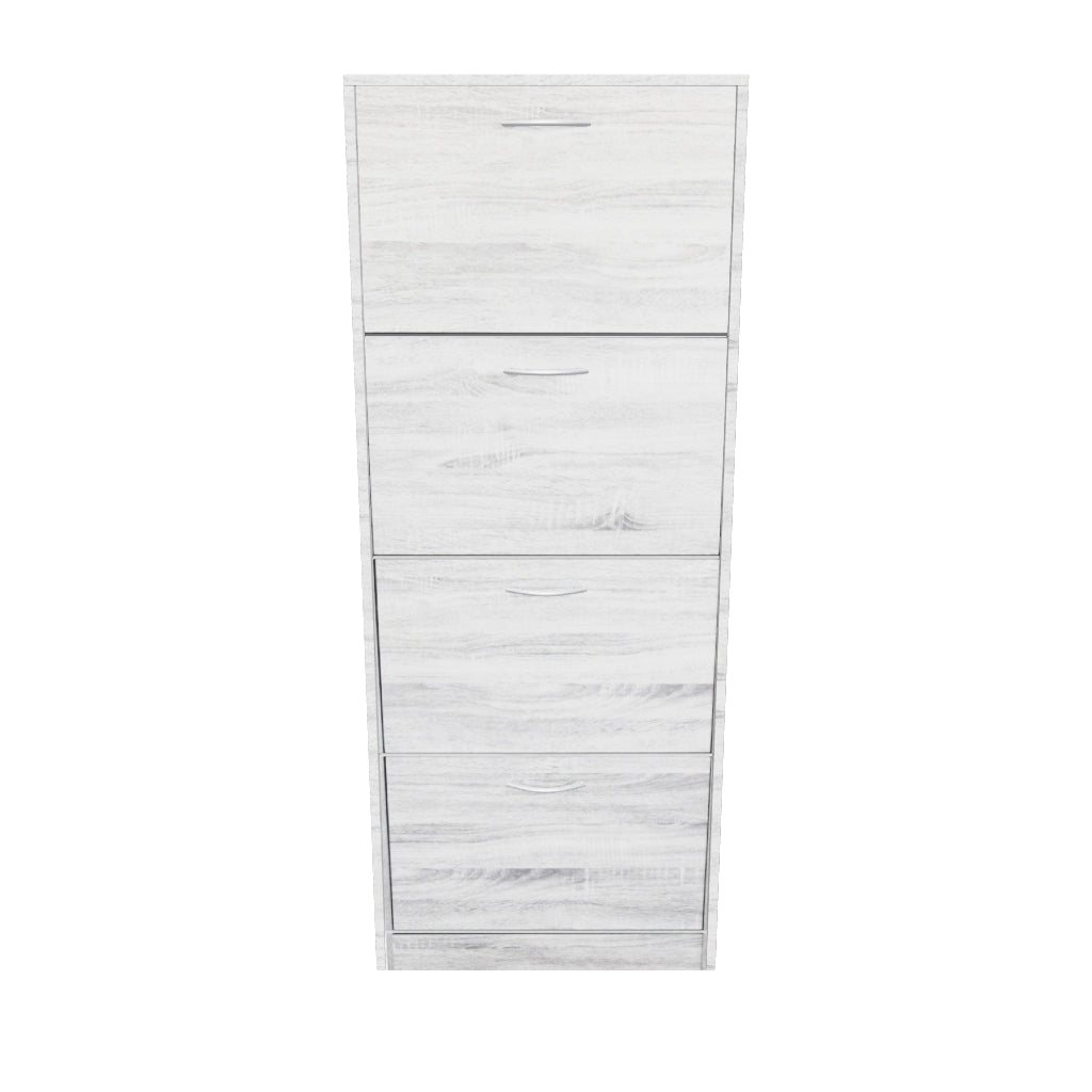 Scarpiera a 4 Ante in Legno cm 60x24x150 - LOLA in 3D