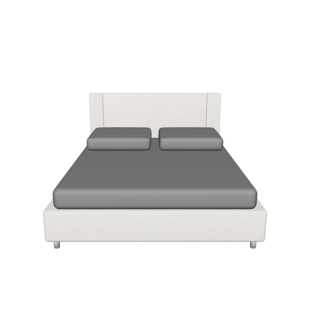 Letto Matrimoniale Imbottito in Tessuto Labirinto - ROSAL in 3D