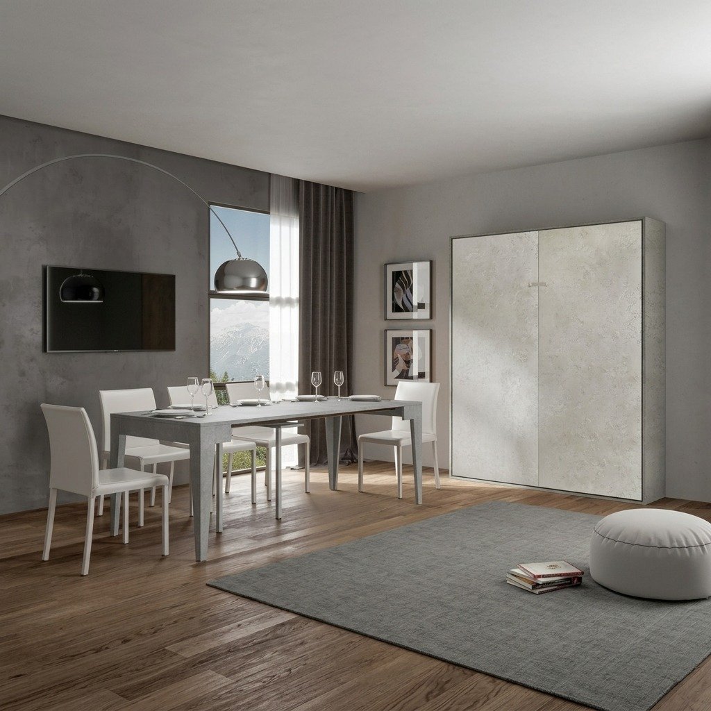 Letto a Scomparsa Verticale in Nobilitato - KENTARO