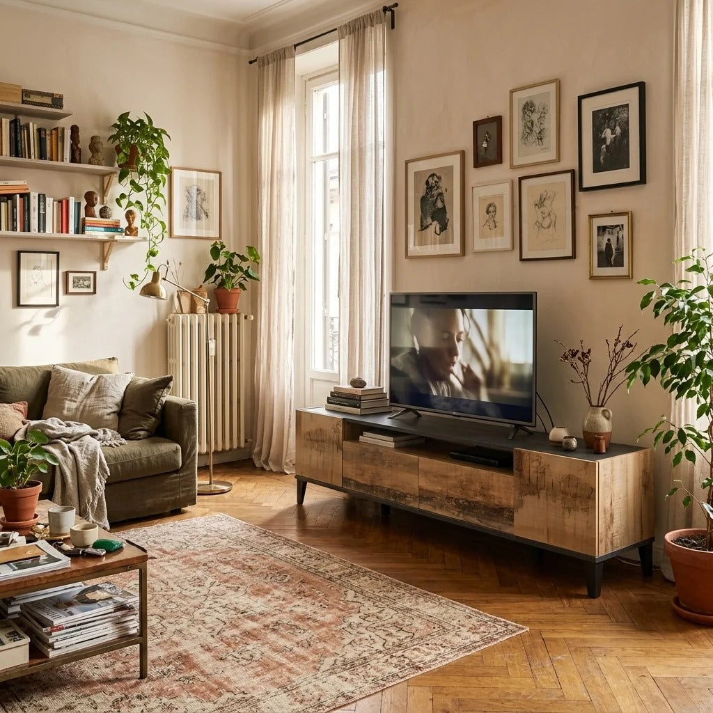 Porta TV in Nobilitato Effetto Legno - ARTEMIS